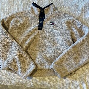 Tommy Hilfiger Fleece Sherpa Pullover Beige